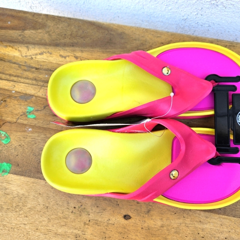 Hawaiian Jellys Ultra Comfort Mango  Unisex  Sandals Women's Size 8 - Picture 7 of 15